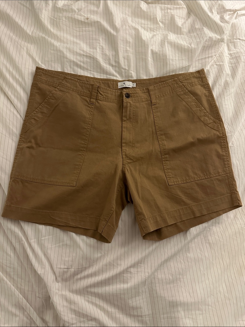 True Craft - Dark Khaki Utility Shorts